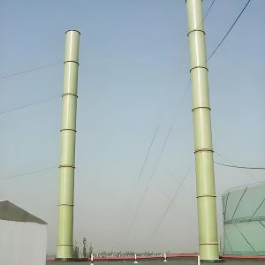 斜拉索式玻璃鋼煙囪